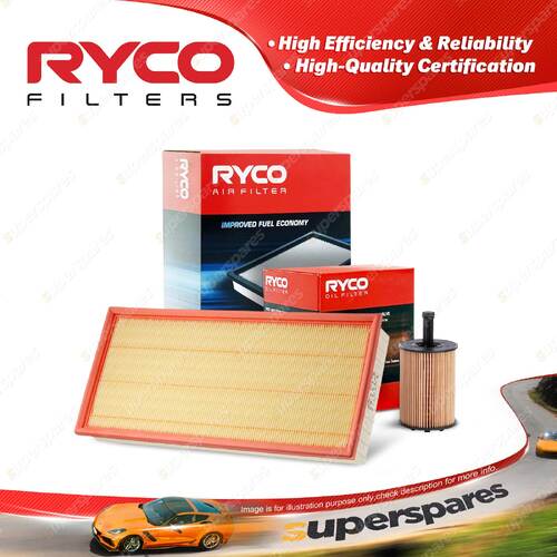 Ryco Oil Air Filter for Volkswagen Touareg 7L 5cyl 2.5L BAC 10/2004-11/2009