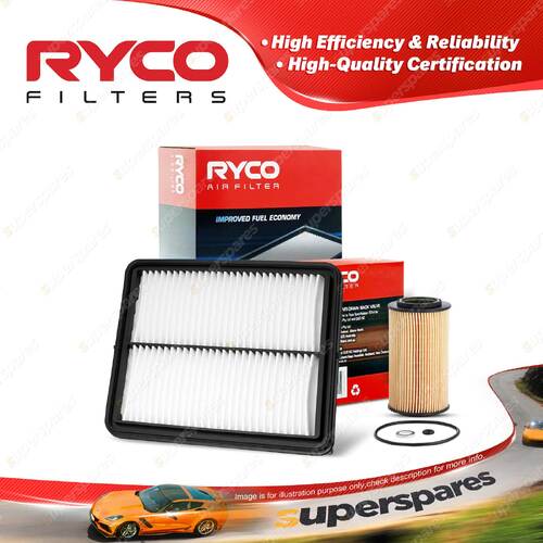 Ryco Oil Air Filter for Kia Sorento BL V6 3.3L Petrol G6DB 08/2007-09/2008