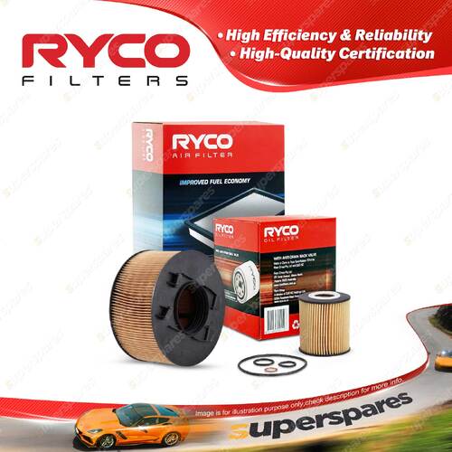 Ryco Oil Air Filter for BMW 318Ti 318I E46 4cyl 2L Petrol N42B20 2001-2005
