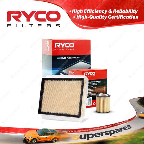 Ryco Oil Air Filter for Holden Astra AH 4cyl 1.9L Z19DTH4 06/2006-03/2010