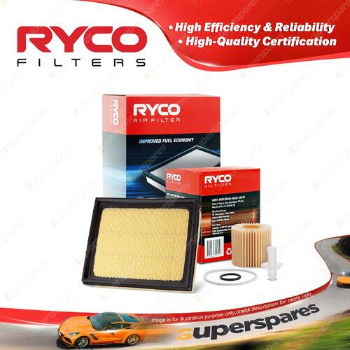 Ryco Oil Air Filter for Lexus Nx300H AYZ10R AYZ15R 4cyl 2.5L Hybrid 2AR-FXE