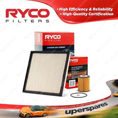 Ryco Oil Air Filter for Holden Cruze JG 4cyl 2L Z20S1 06/2009-02/2011