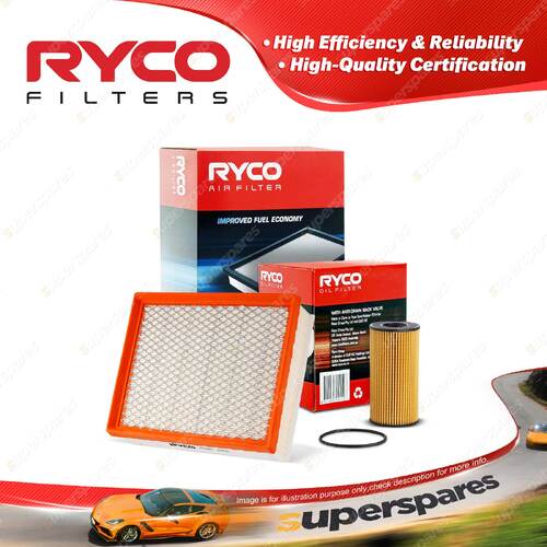 Ryco Oil Air Filter for Nissan Navara NP300 4cyl 2.3L Turbo Diesel YS23 2015-On