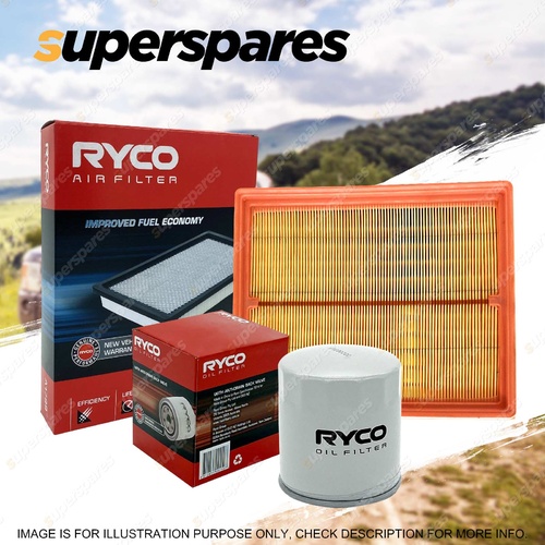 Ryco Oil Air Filter for Citroen C5 2.0 HDI X7 4cyl Turbo Diesel DW10BTED4