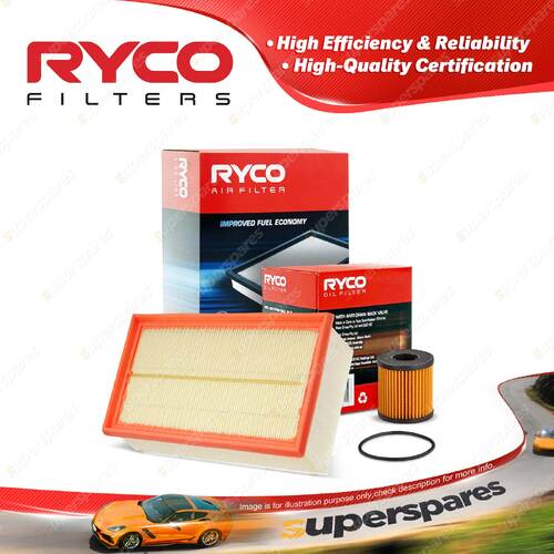 Ryco Oil Air Filter for Citroen C4 Picasso Ds4 F7 Ds5 HDI 4cyl 2L Turbo Diesel
