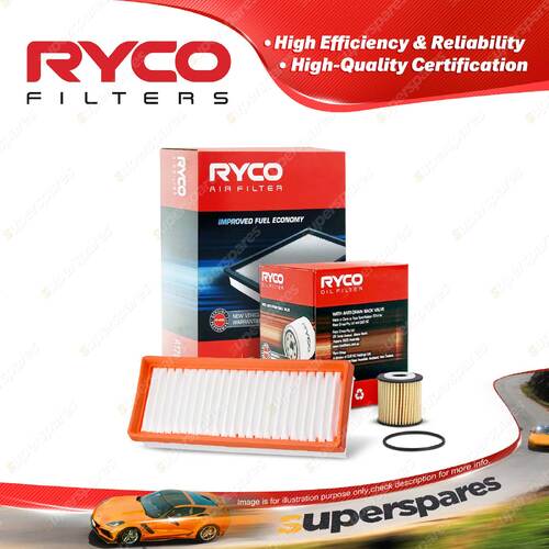Ryco Oil Air Filter for Smart Fortwo A451 Turbo 3cyl 1L Petrol 3B21A 3B21B