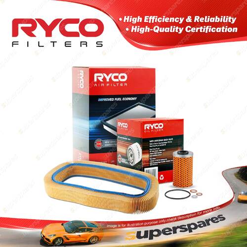 Ryco Oil Air Filter for Mercedes Benz 230E W123 4cyl 2.3L M102.980 07/1980-1985