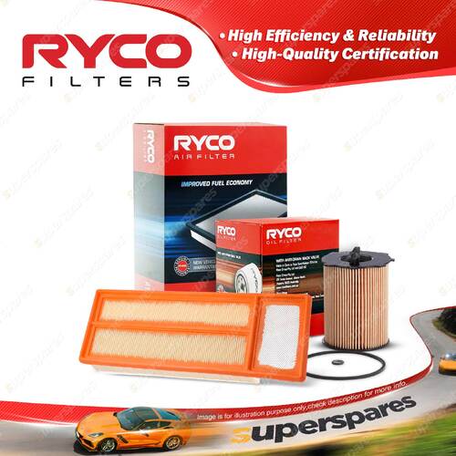 Ryco Oil Air Filter for Fiat Panda 150 4cyl 1.2L Turbo Diesel 199A9000 2013-On