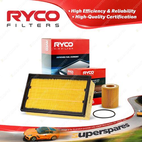Ryco Oil Air Filter for Jaguar Xf X250 Xj X351 V6 3L Turbo Diesel AJV6D