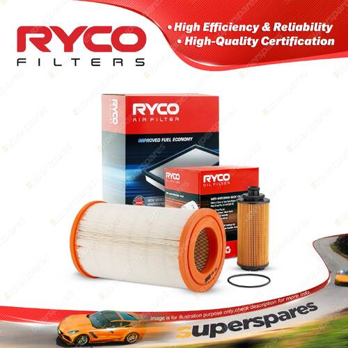 Ryco Oil Air Filter for Holden Colorado 7 RG Z71 Trailblazer RG 4cyl 2.8L 2.5L