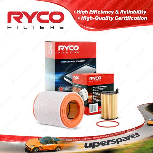 Ryco Oil Air Filter for Audi A6 C7 A7 4G 3.0 TDI Qt V6 3L CDUC CGQ 2011-2015