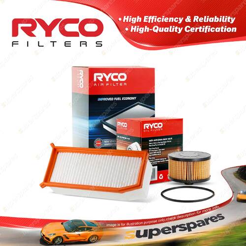 Ryco Oil Air Filter for Renault Clio X98 IV 3cyl 0.9L 4cyl 1.2L Petrol H4BA H5FD