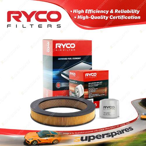 Ryco Oil Air Filter for Holden Barina MB ML 4cyl 1.3L Petrol 02/1985-1988
