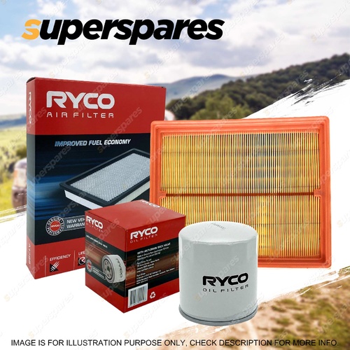 Ryco Oil Air Filter for Mitsubishi Nimbus UF 4cyl 2.4L 4G64B 02/1992-08/1992