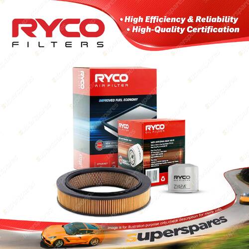 Ryco Oil Air Filter for Hyundai Excel X1 X2 4cyl 1.5L Petrol 86-94