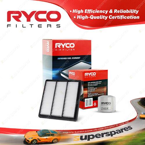 Ryco Oil Air Filter for Mitsubishi Pajero Triton NH MH MJ V6 3L Petrol 6G72