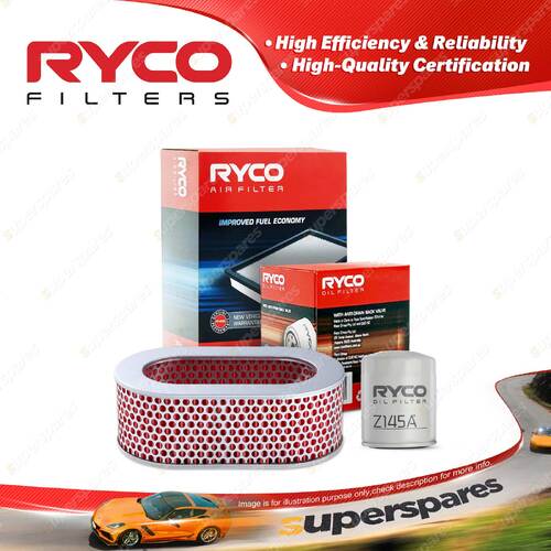 Ryco Oil Air Filter for Nissan C20 Van Vanette Gl C120 Petrol 81-86 80-82