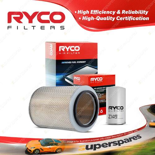 Ryco Oil Air Filter for Nissan Cabstar SGH40X 4cyl 3.5L FD35T 05/1987-1995