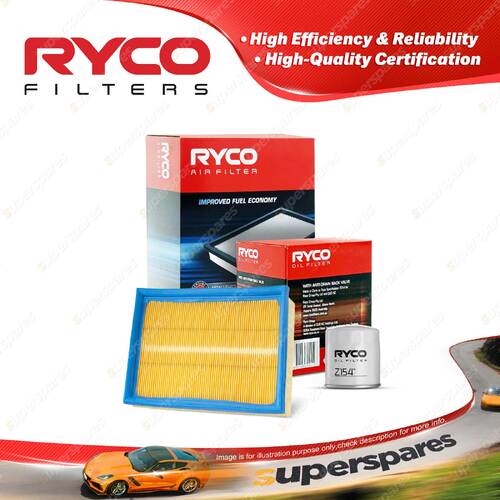 Ryco Oil Air Filter for Holden Barina SB Combo Van SB 4cyl 1.4L 1.6L Petrol