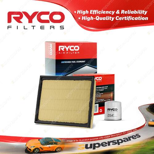 Ryco Oil Air Filter for Holden Astra AH Turbo TS II Vxr AH Turbo Coupe 4cyl