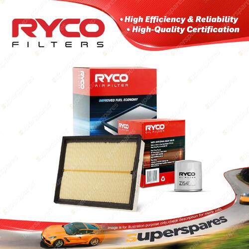 Ryco Oil Air Filter for Holden Astra TS 4cyl 2.2L Petrol X22SE 03/2000-2004