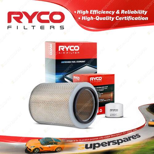 Ryco Oil Air Filter for Isuzu Npr400 NPR59 4cyl 3.9L 4BD1T 1987-06/1996