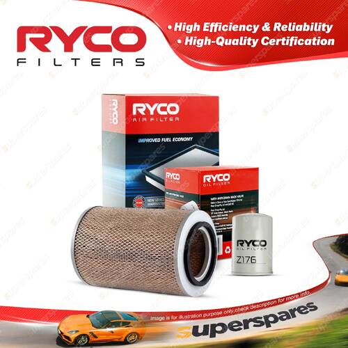 Ryco Oil Air Filter for Hino Rb145 4cyl 3.8L Diesel W04CT 1989-1995