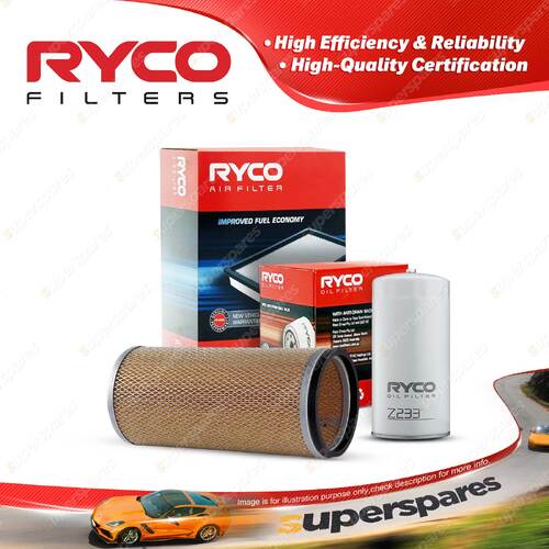 Ryco Oil Air Filter for Isuzu Fvd950 FVD13 6cyl 8.4L 6SA1-T 08/2000-On