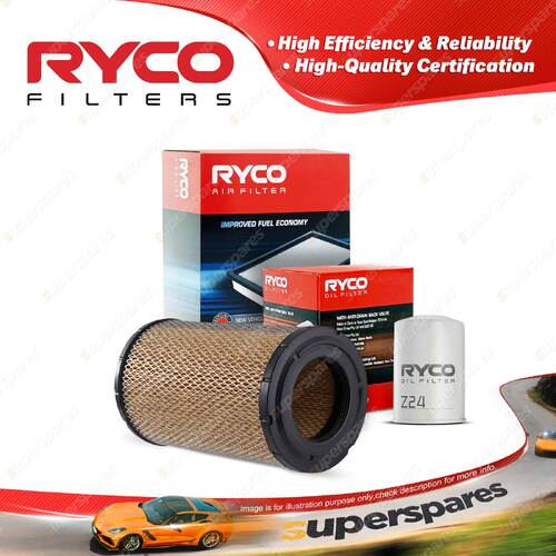 Ryco Oil Air Filter for Holden Suburban 2500 2500 V8 6.5L L65 02/1998-01/2001