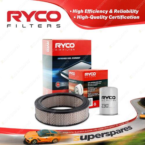 Ryco Oil Air Filter for Jeep J20 Tray Sportsman V8 Petrol 1981-1985 1979-1986