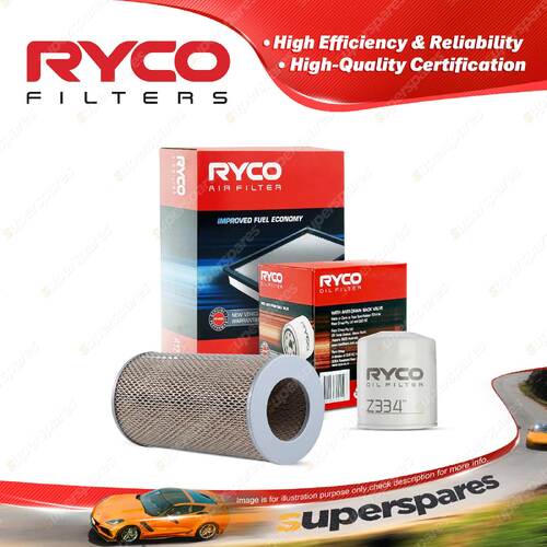 Ryco Oil Air Filter for Toyota Hiace LH162 SWB LH172 LH184 LWB 4cyl 3L Diesel