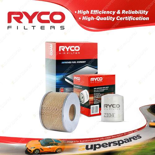 Ryco Oil Air Filter for Toyota Hilux Surf 2.4L Turbo Diesel 1987-1994