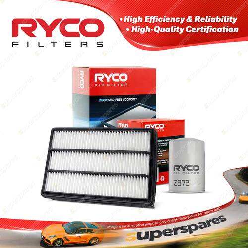 Ryco Oil Air Filter for Mitsubishi Pajero NM NP NS NT NW NX 4cyl 3.2L 4M41T