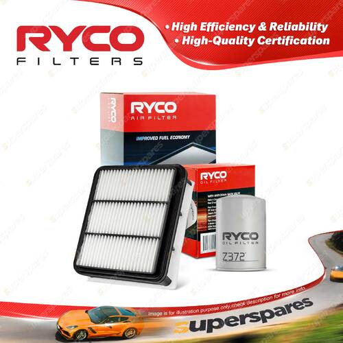 Ryco Oil Air Filter for Mitsubishi Triton ML 4cyl 3.2L 4M41T 06/2006-06/2009