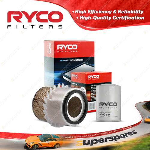 Ryco Oil Air Filter for Mitsubishi Pajero NJ NK NL Triton MK 4cyl 2.8L 4M40