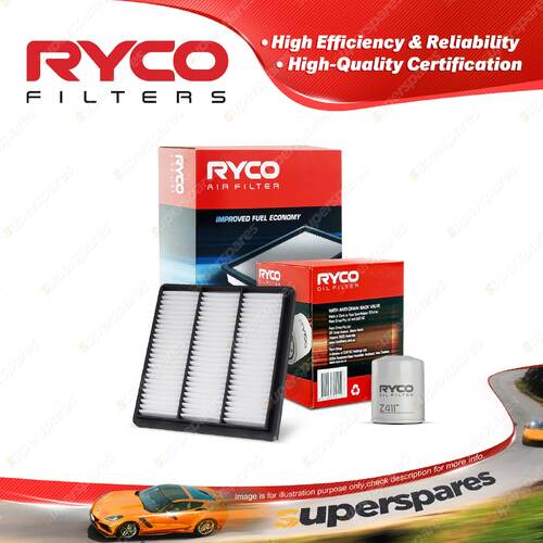 Ryco Oil Air Filter for Mitsubishi Express Starwagon WA Triton MK 4cyl 2.4L