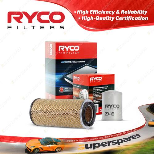 Ryco Oil Air Filter for Nissan Patrol GQ 2 II H/T 6cyl 2.8L RD28T 02/1995-1997