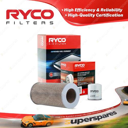 Ryco Oil Air Filter for Toyota Hiace RZH103 RZH113 RZH125 Sbv Van RCH22 4cyl