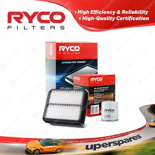 Ryco Oil Air Filter for Suzuki Baleno Gtx SY418 SY416 4cyl 1.6L 1.8L Petrol