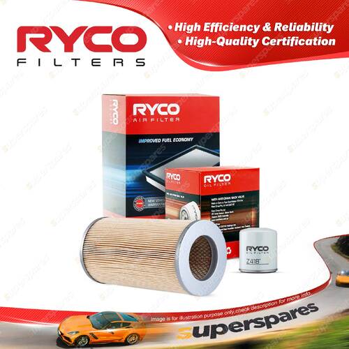Ryco Oil Air Filter for Toyota Hiace Sbv Van RCH12 SWB 2RZ-E 10/1995-02/2005