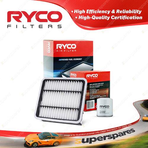 Ryco Oil Air Filter for Lexus Gs300 JZS160R JCE10R 6cyl 3L Petrol 2JZ-GE