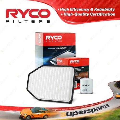 Ryco Oil Air Filter for Jeep Wrangler JK V6 3.8L Petrol 7L 03/2007-12/2011
