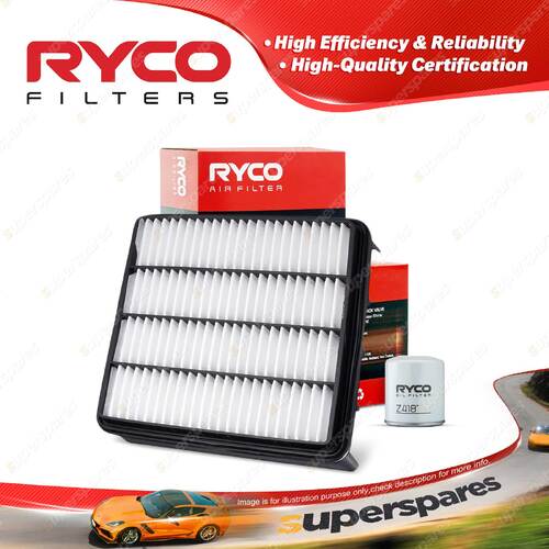 Ryco Oil Air Filter for Toyota Landcruiser UZJ200R V8 4.7L 2UZ-FE 11/2007-2012