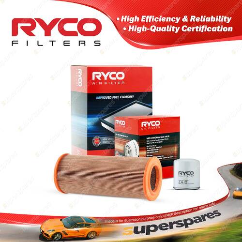 Ryco Oil Air Filter for Saab 900 9000 2.3i 2.3iT Turbo CS 2.3L Petrol 4cyl