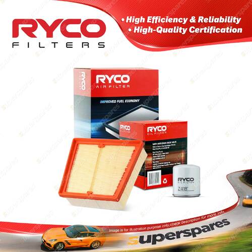 Ryco Oil Air Filter for Ford Ecosport BK Fiesta WZ 3cyl 1L 4cyl 1.5L Petrol M1JE