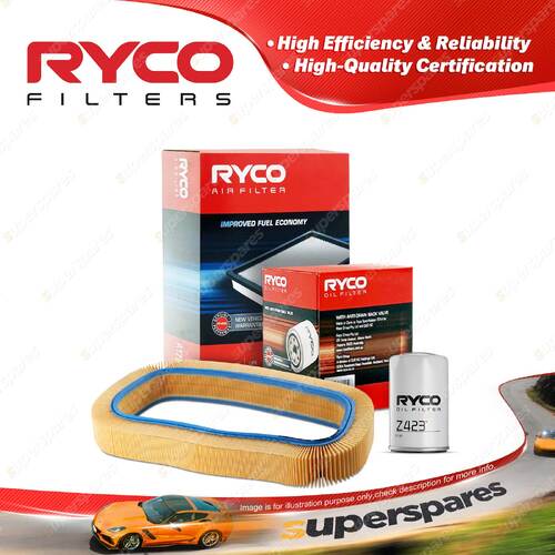 Ryco Oil Air Filter for Mercedes Benz 190E W201 230E 230Te W124 4cyl 2.3L 2L