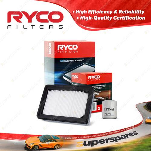 Ryco Oil Air Filter for Ford Econovan JH Maxi 4cyl 1.8L 2L Petrol FE F8 FE-E