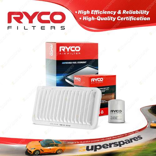 Ryco Oil Air Filter for Toyota Avensis ACM20R ACM21R Corolla ZZE123R 4cyl 1.8L