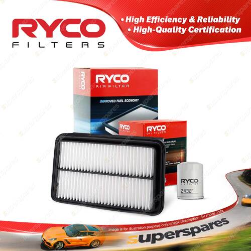 Ryco Oil Air Filter for Toyota Spacia YR22 4cyl 2.2L Petrol 4Y-EC 10/1993-1998