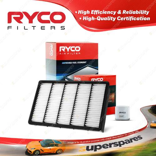 Ryco Oil Air Filter for Mazda Rx8 SE3P 1.3L Petrol 13B 07/2003-09/2004